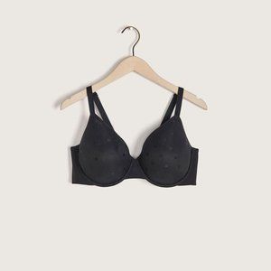 Additionelle 42D Black Mesh Bra